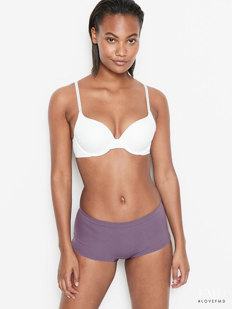 Ange-Marie Moutambou featured in  the Victoria\'s Secret catalogue for Spring/Summer 2021