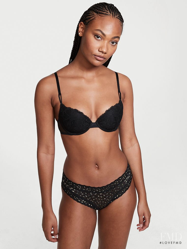 Ange-Marie Moutambou featured in  the Victoria\'s Secret catalogue for Spring/Summer 2021