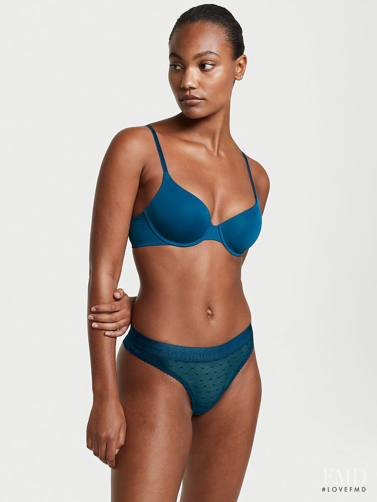 Ange-Marie Moutambou featured in  the Victoria\'s Secret catalogue for Spring/Summer 2021