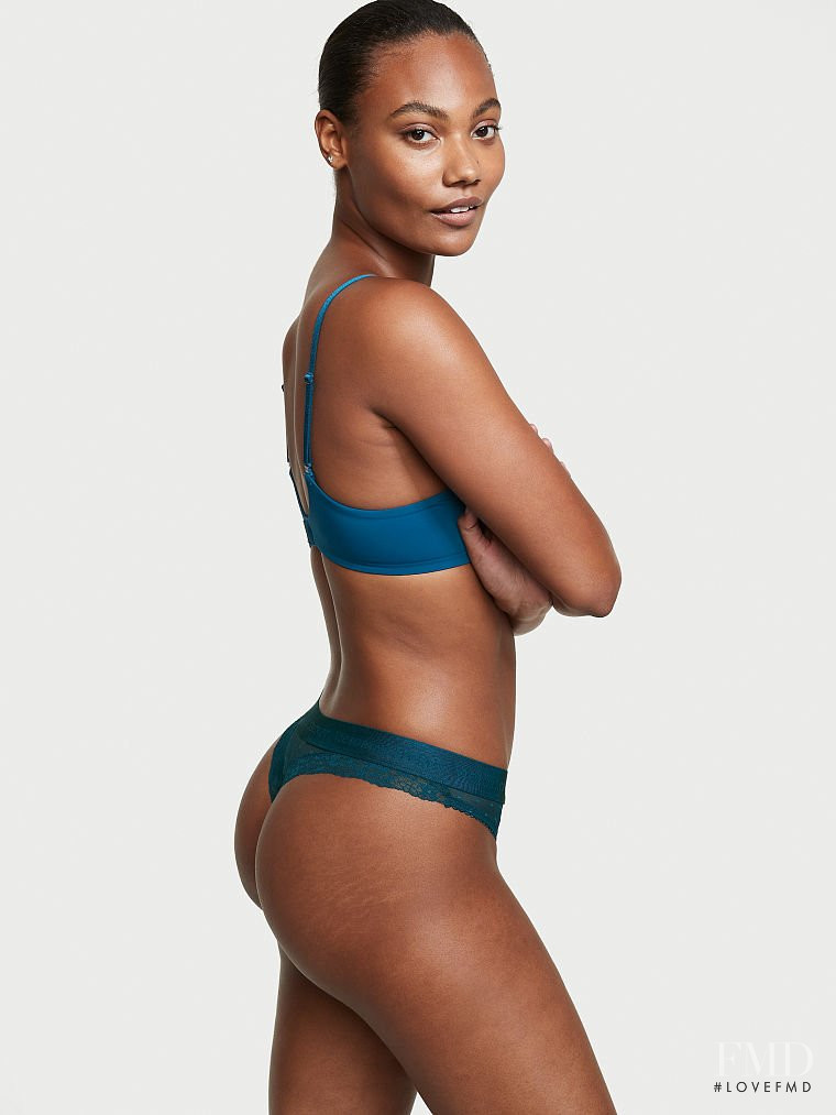 Ange-Marie Moutambou featured in  the Victoria\'s Secret catalogue for Spring/Summer 2021