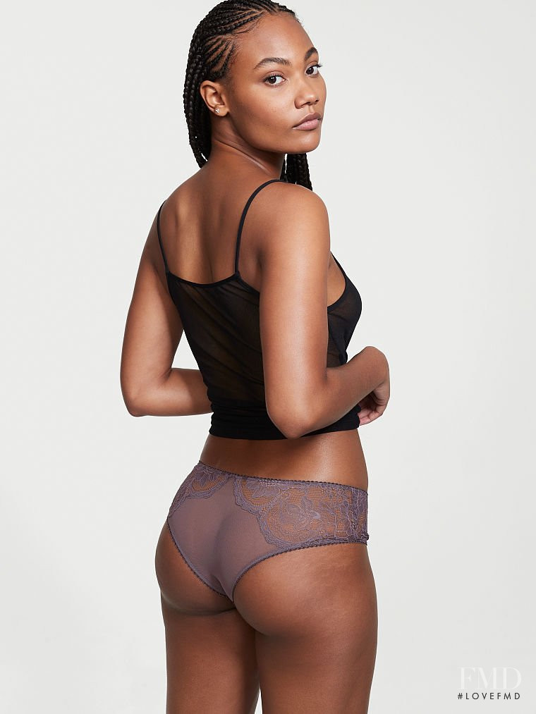 Ange-Marie Moutambou featured in  the Victoria\'s Secret catalogue for Spring/Summer 2021