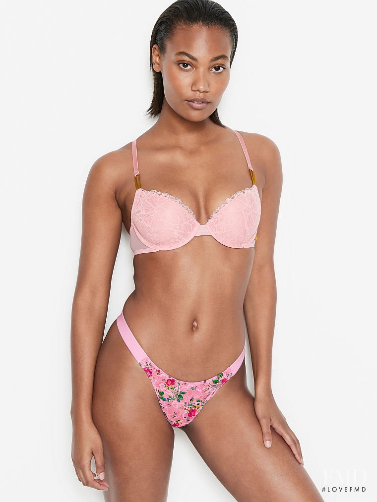 Ange-Marie Moutambou featured in  the Victoria\'s Secret catalogue for Spring/Summer 2021