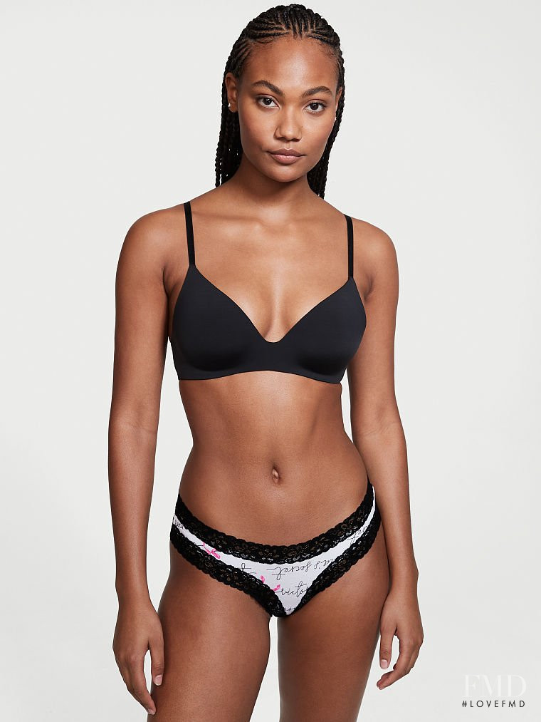 Ange-Marie Moutambou featured in  the Victoria\'s Secret catalogue for Spring/Summer 2021