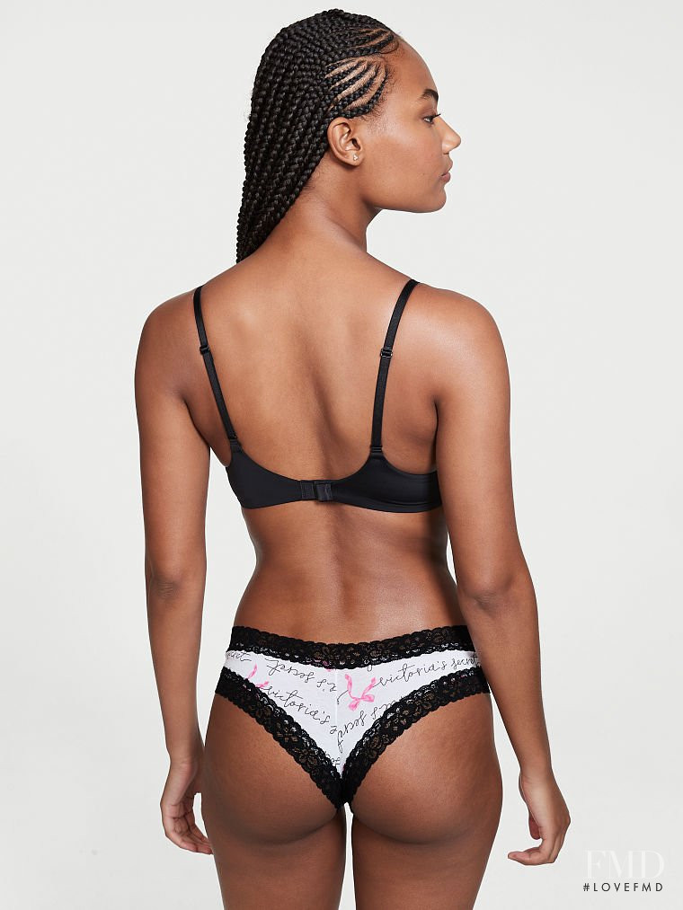 Ange-Marie Moutambou featured in  the Victoria\'s Secret catalogue for Spring/Summer 2021