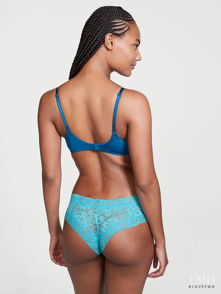 Ange-Marie Moutambou featured in  the Victoria\'s Secret catalogue for Spring/Summer 2021