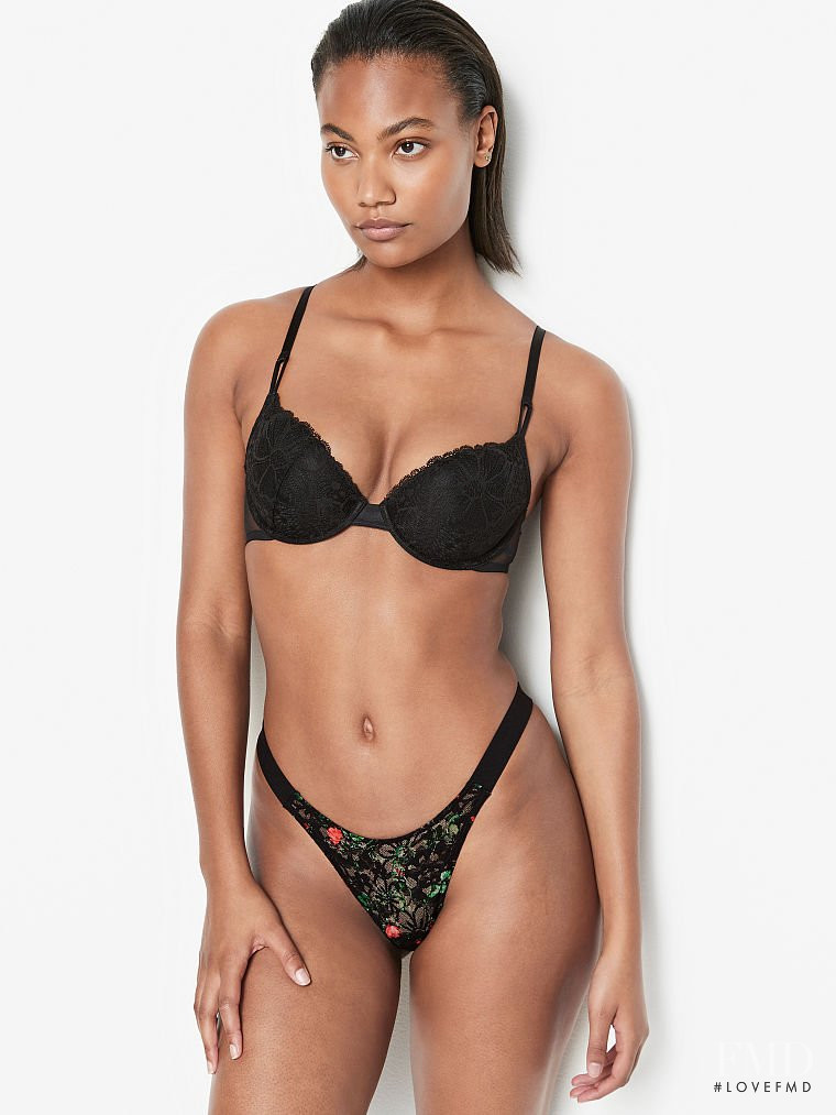 Ange-Marie Moutambou featured in  the Victoria\'s Secret catalogue for Spring/Summer 2021