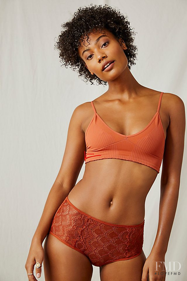 Ange-Marie Moutambou featured in  the Free People catalogue for Spring/Summer 2021