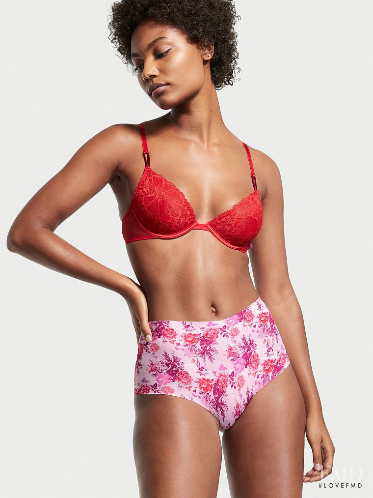 Ange-Marie Moutambou featured in  the Victoria\'s Secret catalogue for Autumn/Winter 2021