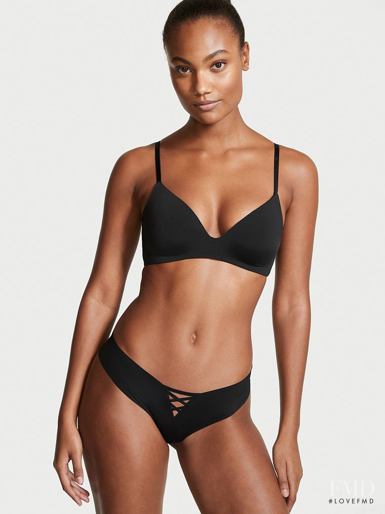 Ange-Marie Moutambou featured in  the Victoria\'s Secret catalogue for Autumn/Winter 2021