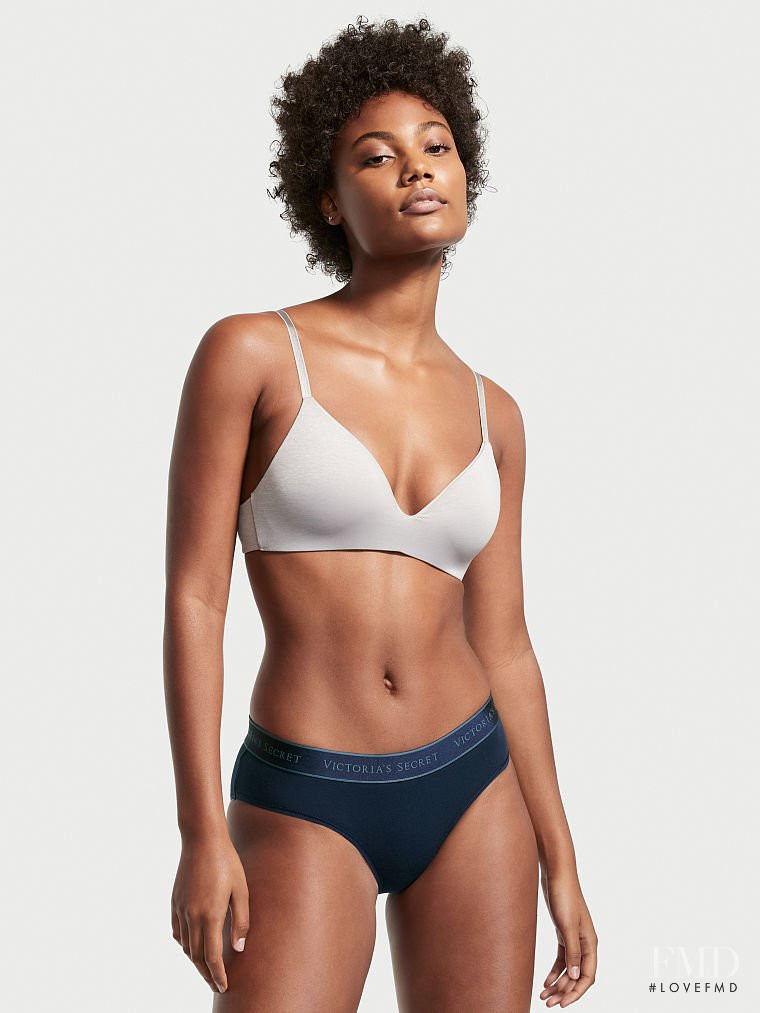 Ange-Marie Moutambou featured in  the Victoria\'s Secret catalogue for Autumn/Winter 2021