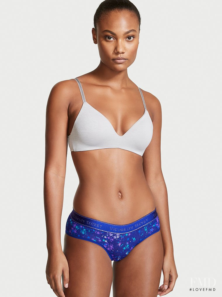 Ange-Marie Moutambou featured in  the Victoria\'s Secret catalogue for Autumn/Winter 2021