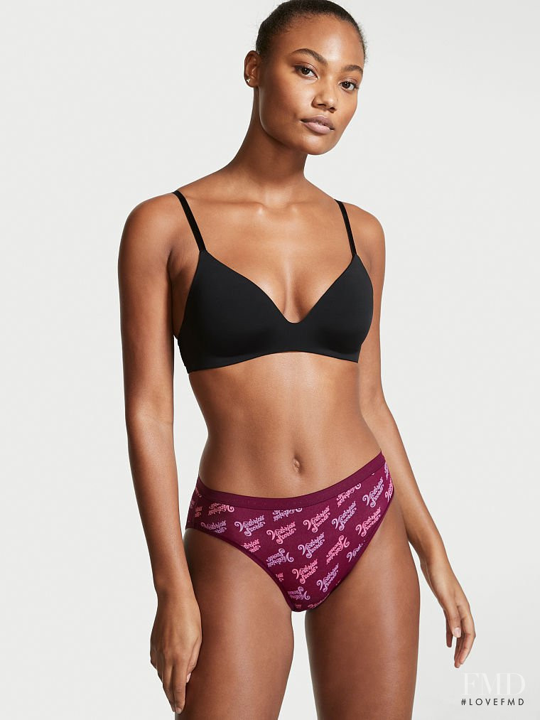 Ange-Marie Moutambou featured in  the Victoria\'s Secret catalogue for Autumn/Winter 2021