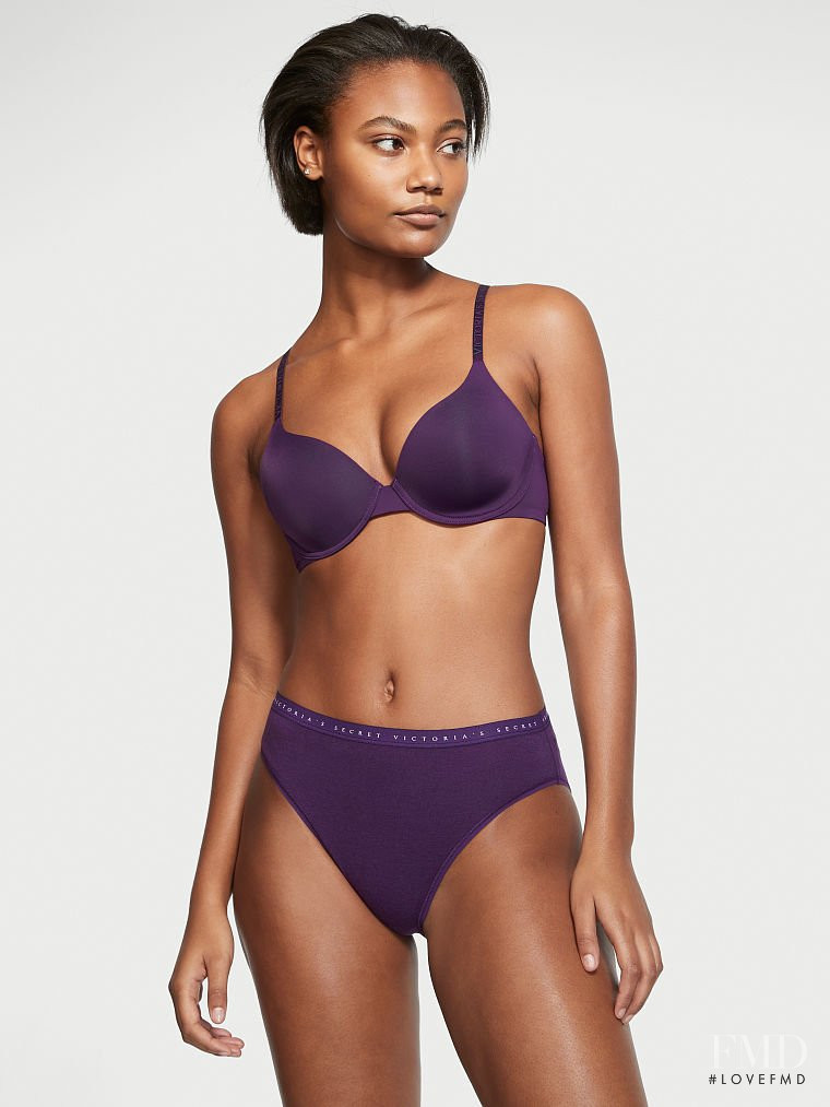 Ange-Marie Moutambou featured in  the Victoria\'s Secret catalogue for Autumn/Winter 2021