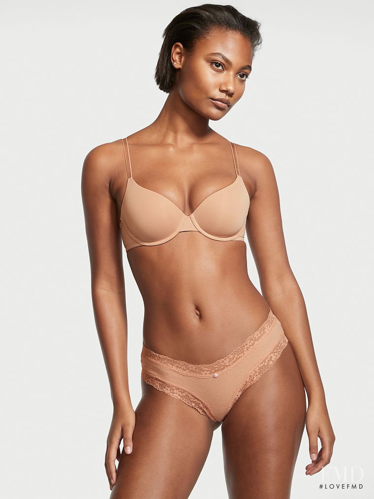 Ange-Marie Moutambou featured in  the Victoria\'s Secret catalogue for Autumn/Winter 2021