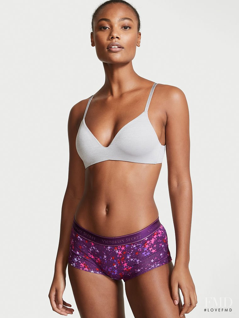 Ange-Marie Moutambou featured in  the Victoria\'s Secret catalogue for Autumn/Winter 2021