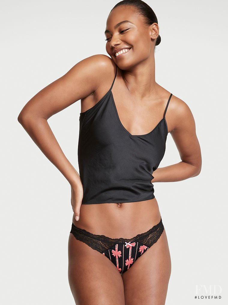 Ange-Marie Moutambou featured in  the Victoria\'s Secret catalogue for Autumn/Winter 2021