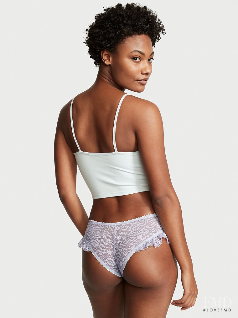 Ange-Marie Moutambou featured in  the Victoria\'s Secret catalogue for Autumn/Winter 2021