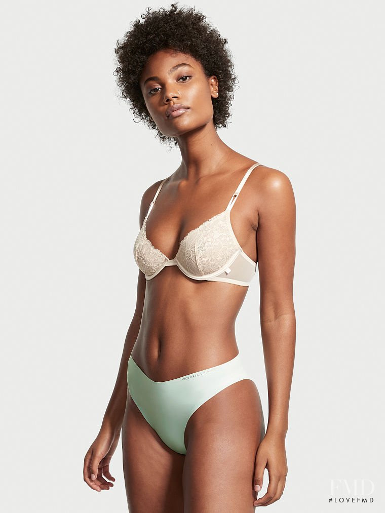 Ange-Marie Moutambou featured in  the Victoria\'s Secret catalogue for Autumn/Winter 2021