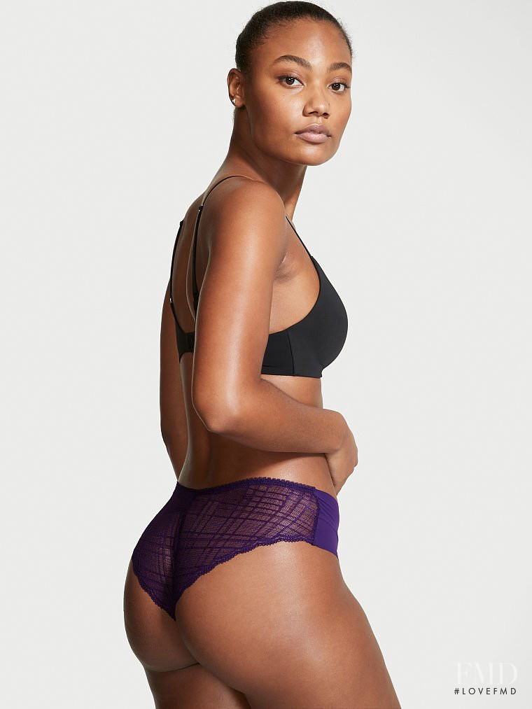 Ange-Marie Moutambou featured in  the Victoria\'s Secret catalogue for Autumn/Winter 2021