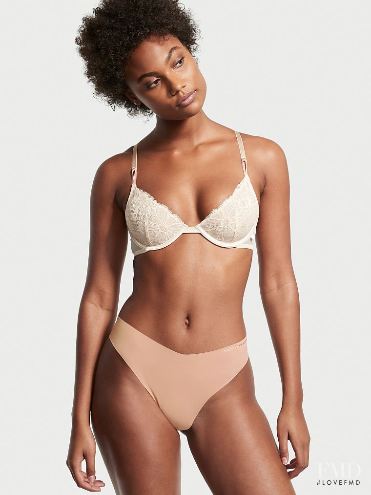 Ange-Marie Moutambou featured in  the Victoria\'s Secret catalogue for Autumn/Winter 2021