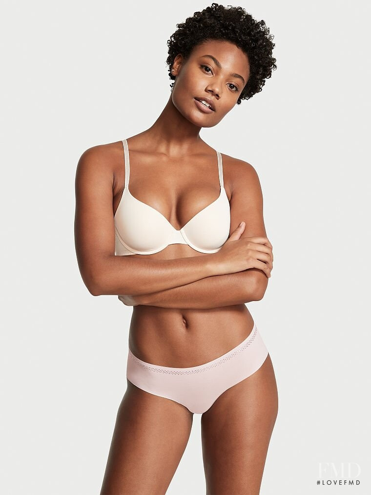 Ange-Marie Moutambou featured in  the Victoria\'s Secret catalogue for Autumn/Winter 2021