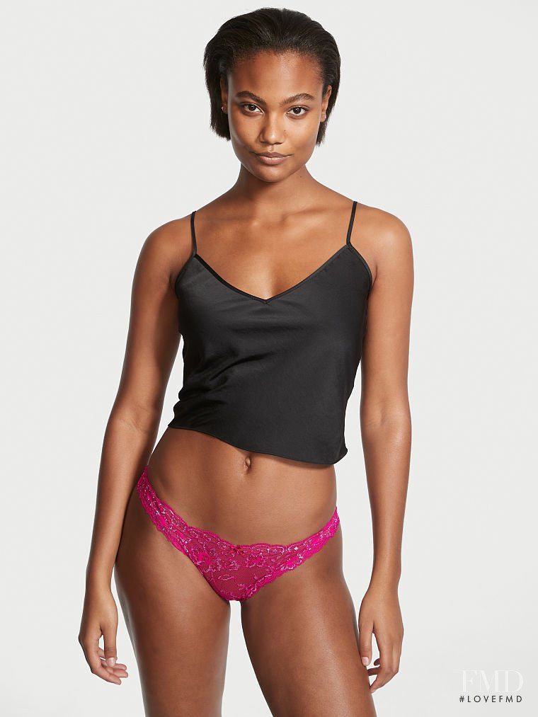 Ange-Marie Moutambou featured in  the Victoria\'s Secret catalogue for Autumn/Winter 2021