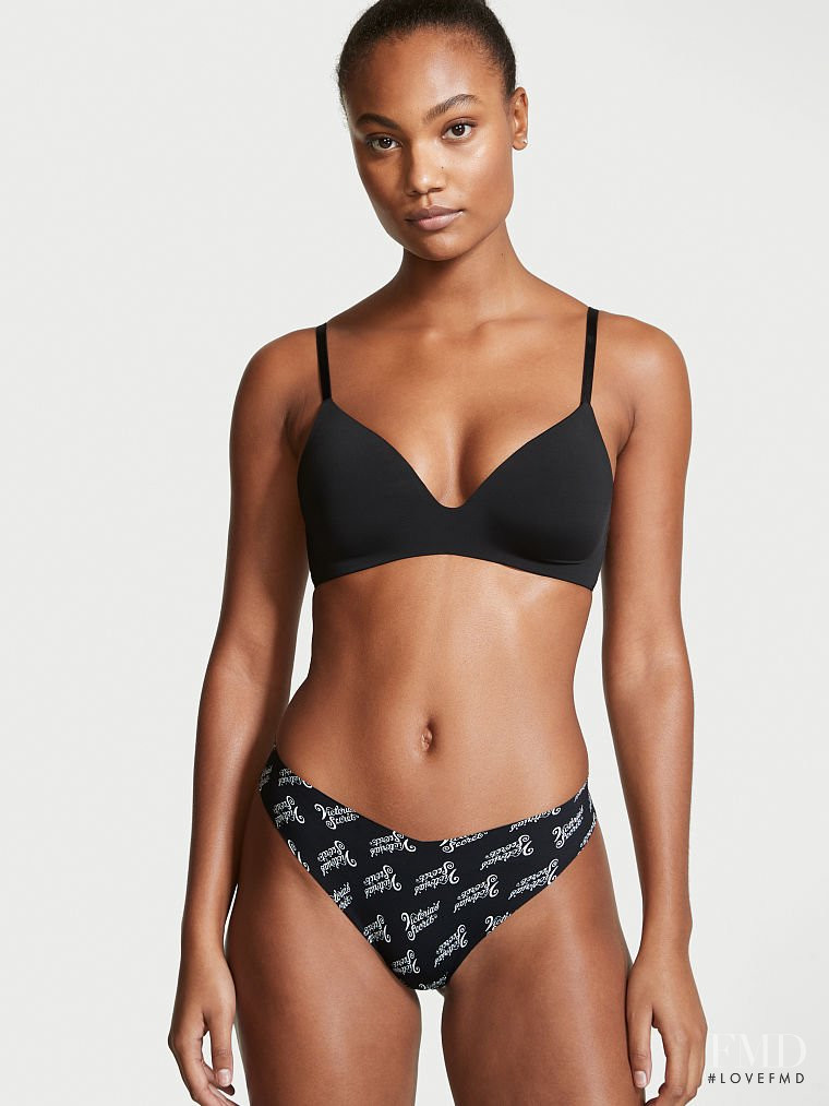 Ange-Marie Moutambou featured in  the Victoria\'s Secret catalogue for Autumn/Winter 2021