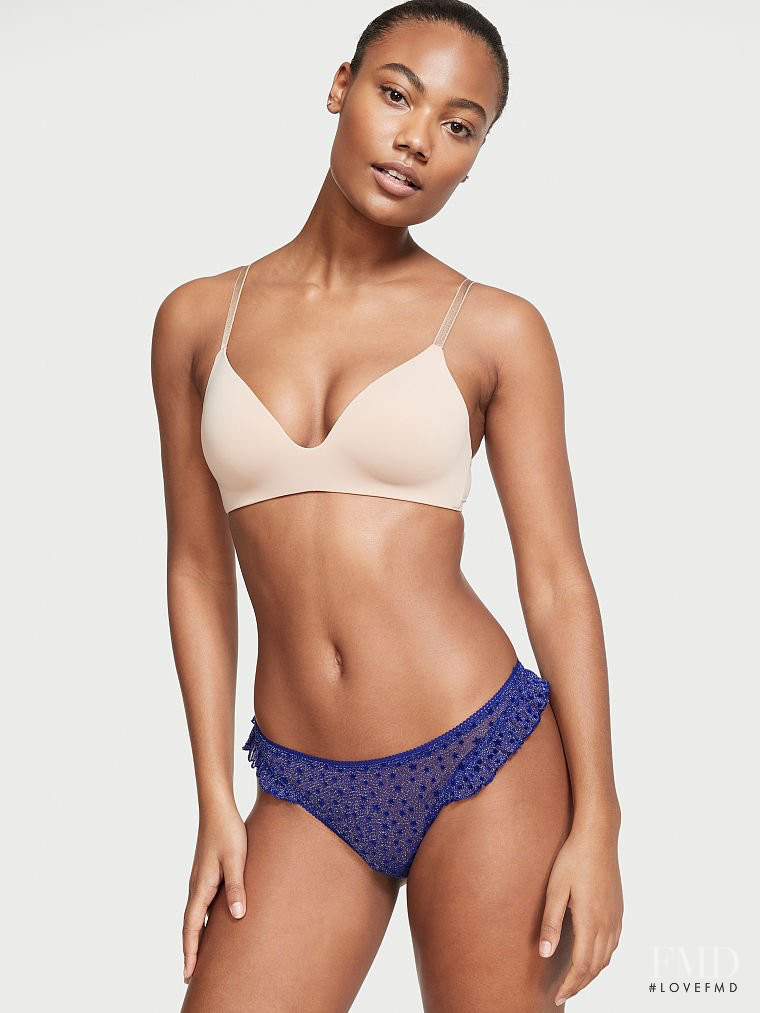 Ange-Marie Moutambou featured in  the Victoria\'s Secret catalogue for Autumn/Winter 2021