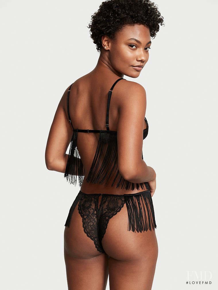 Ange-Marie Moutambou featured in  the Victoria\'s Secret catalogue for Autumn/Winter 2021
