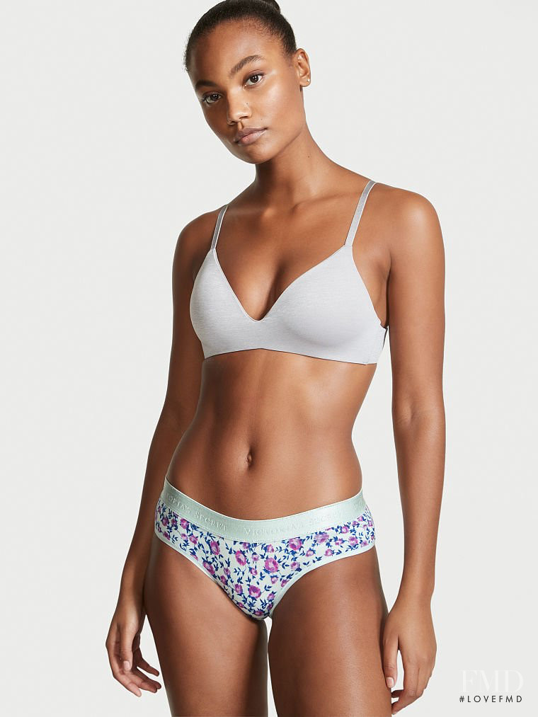 Ange-Marie Moutambou featured in  the Victoria\'s Secret catalogue for Autumn/Winter 2021