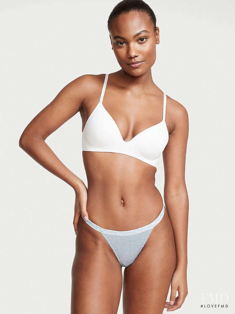 Ange-Marie Moutambou featured in  the Victoria\'s Secret catalogue for Autumn/Winter 2021