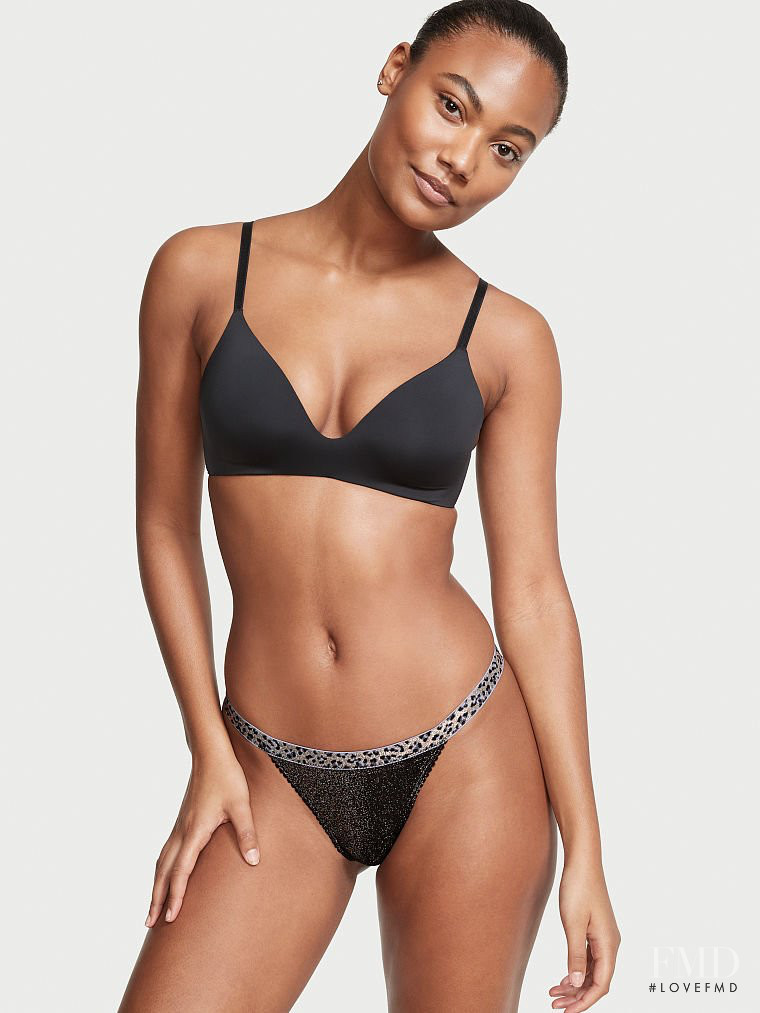 Ange-Marie Moutambou featured in  the Victoria\'s Secret catalogue for Autumn/Winter 2021