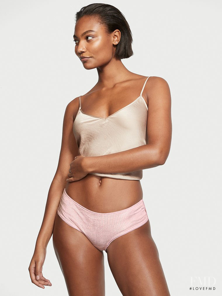 Ange-Marie Moutambou featured in  the Victoria\'s Secret catalogue for Autumn/Winter 2021