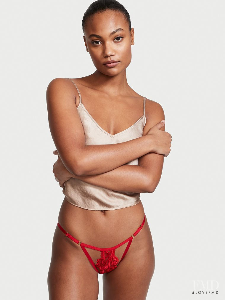 Ange-Marie Moutambou featured in  the Victoria\'s Secret catalogue for Autumn/Winter 2021