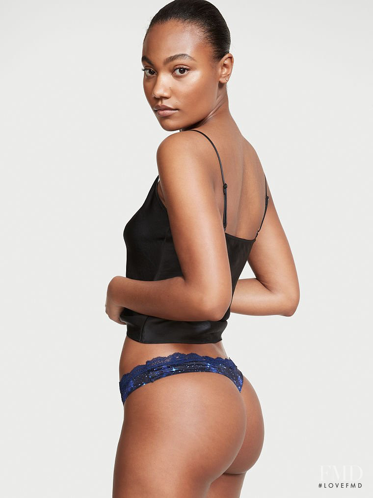 Ange-Marie Moutambou featured in  the Victoria\'s Secret catalogue for Autumn/Winter 2021