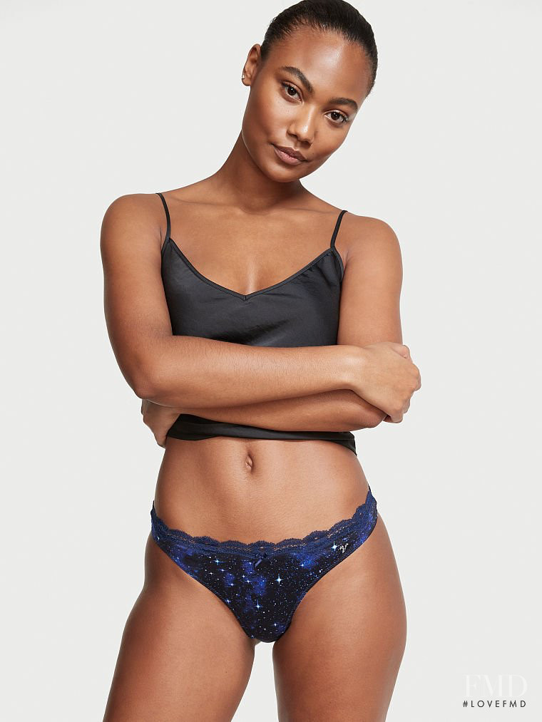 Ange-Marie Moutambou featured in  the Victoria\'s Secret catalogue for Autumn/Winter 2021