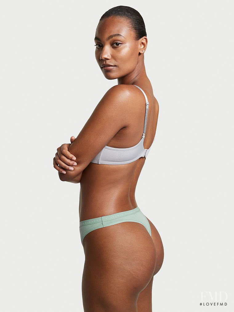 Ange-Marie Moutambou featured in  the Victoria\'s Secret catalogue for Autumn/Winter 2021