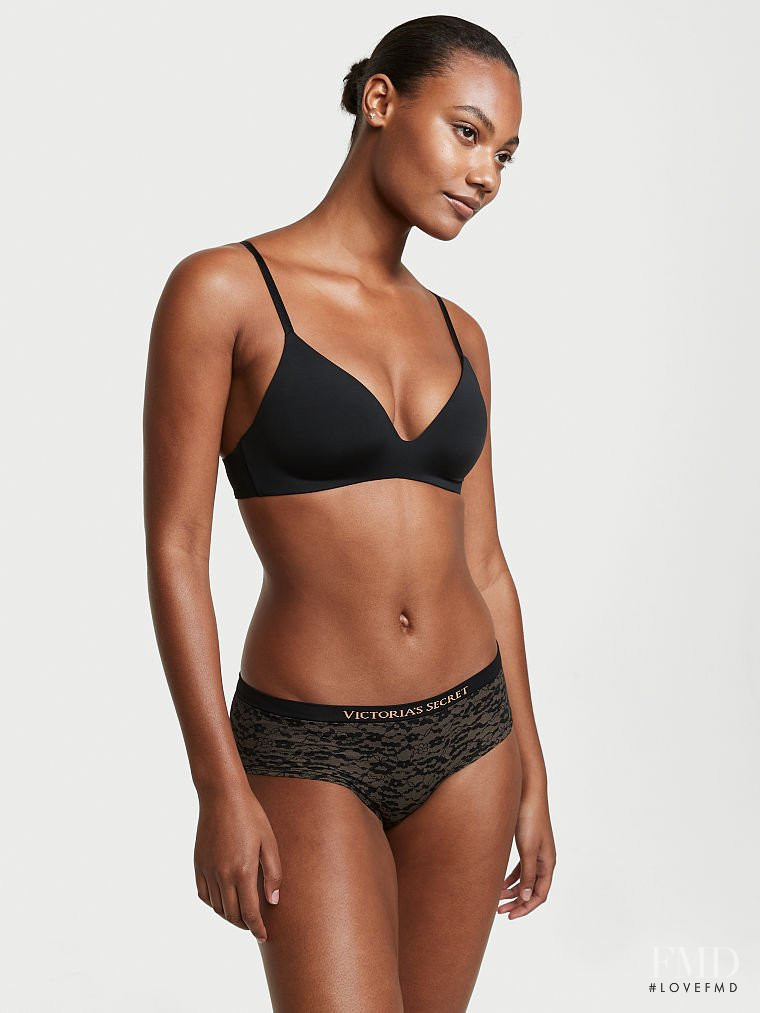 Ange-Marie Moutambou featured in  the Victoria\'s Secret catalogue for Autumn/Winter 2021