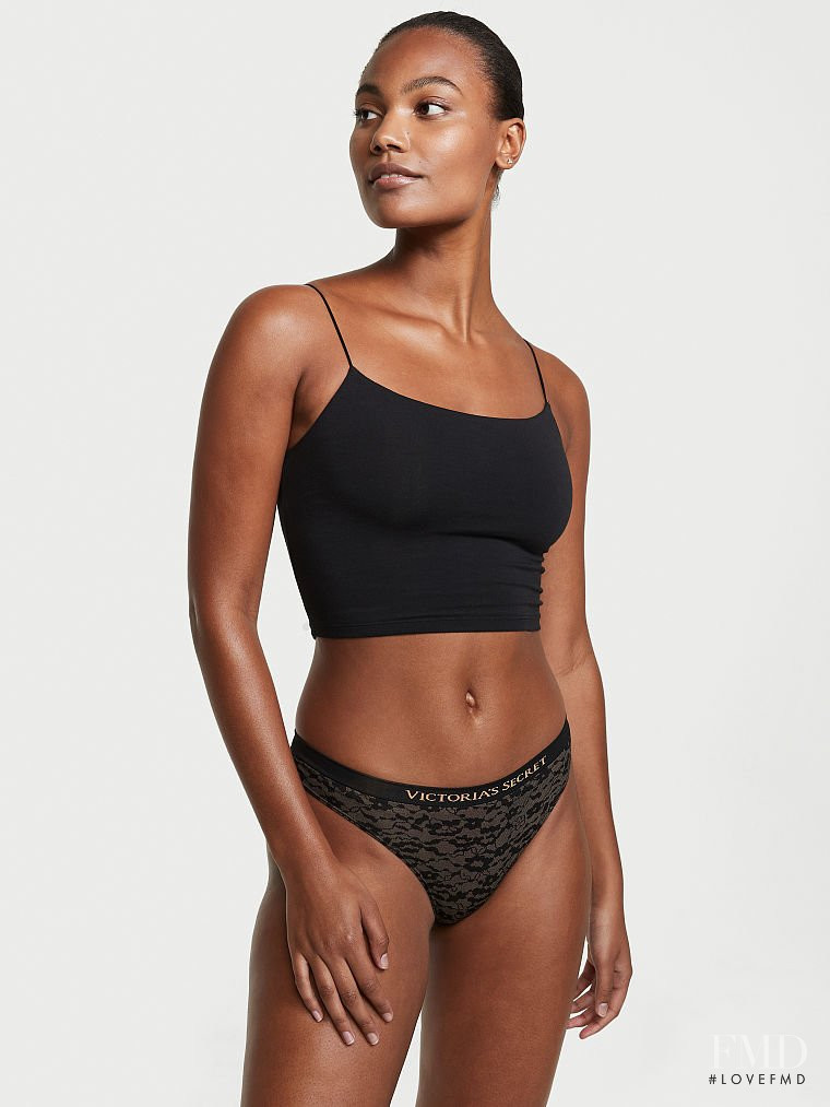 Ange-Marie Moutambou featured in  the Victoria\'s Secret catalogue for Autumn/Winter 2021