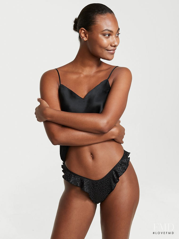 Ange-Marie Moutambou featured in  the Victoria\'s Secret catalogue for Autumn/Winter 2021