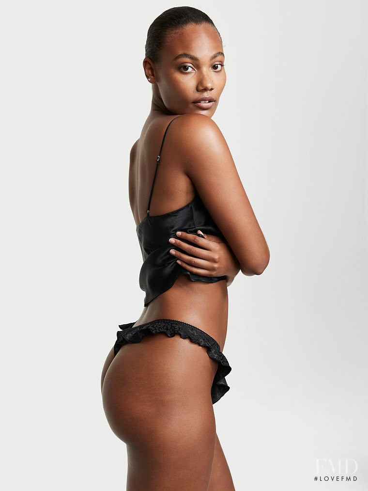 Ange-Marie Moutambou featured in  the Victoria\'s Secret catalogue for Autumn/Winter 2021