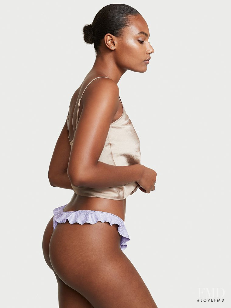 Ange-Marie Moutambou featured in  the Victoria\'s Secret catalogue for Autumn/Winter 2021