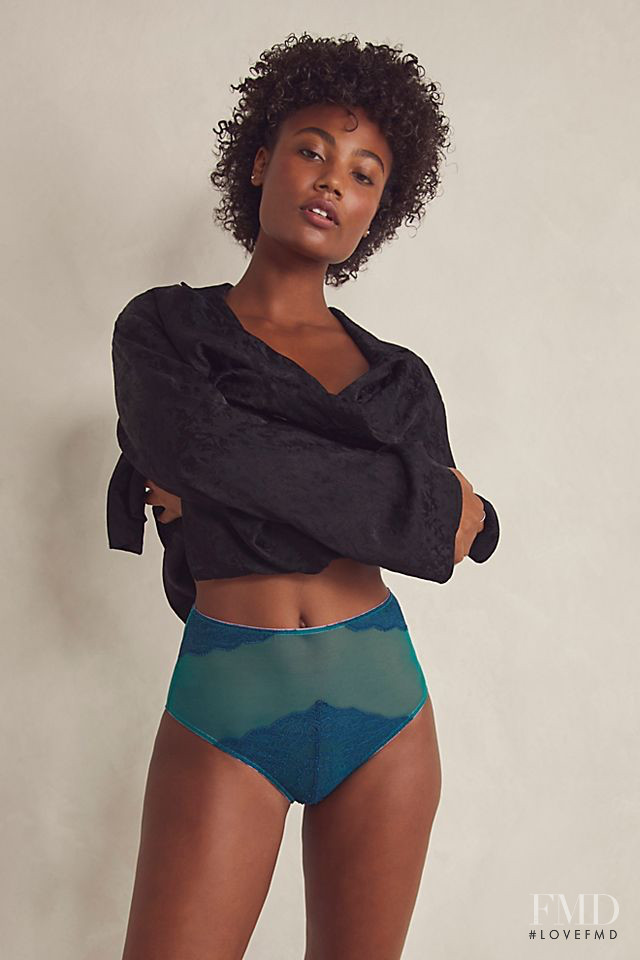 Ange-Marie Moutambou featured in  the Free People catalogue for Autumn/Winter 2021