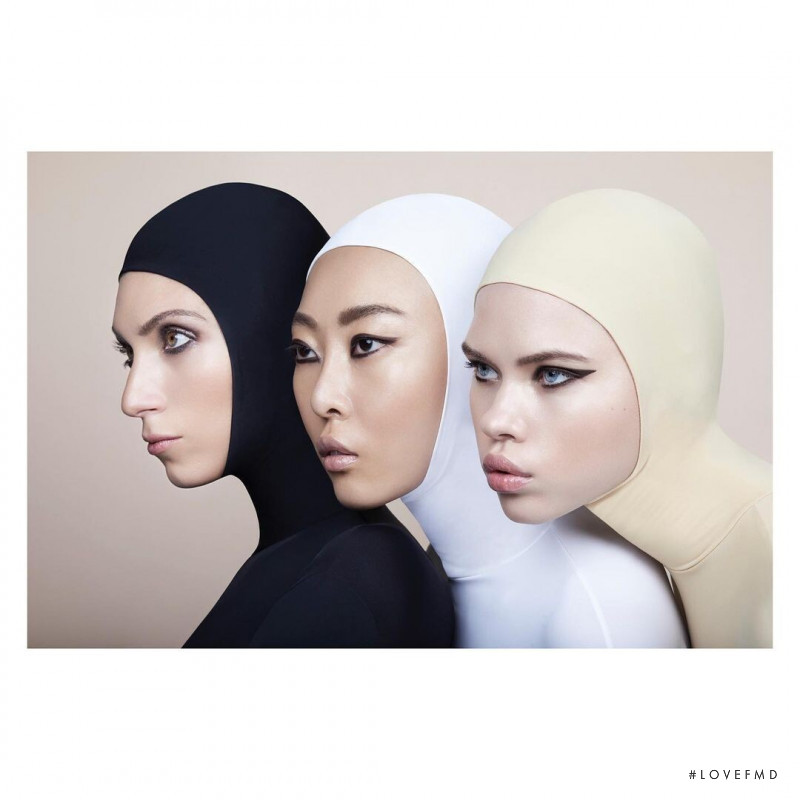 Gertruda Zilyte featured in  the Givenchy Beauty advertisement for Autumn/Winter 2021