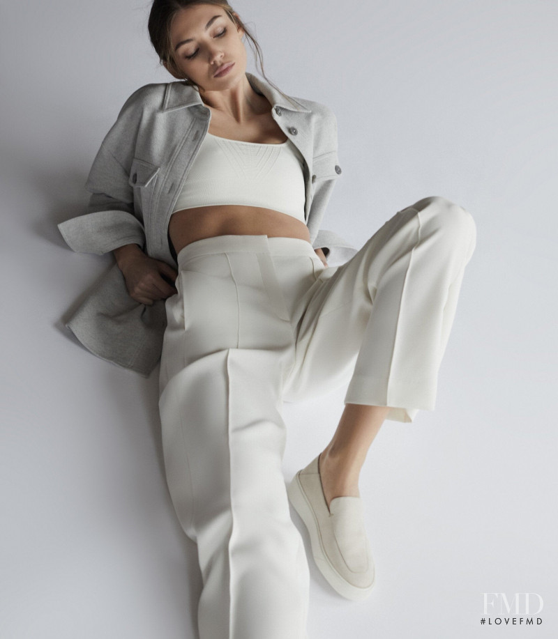 Lorena Rae featured in  the Reiss catalogue for Spring/Summer 2021