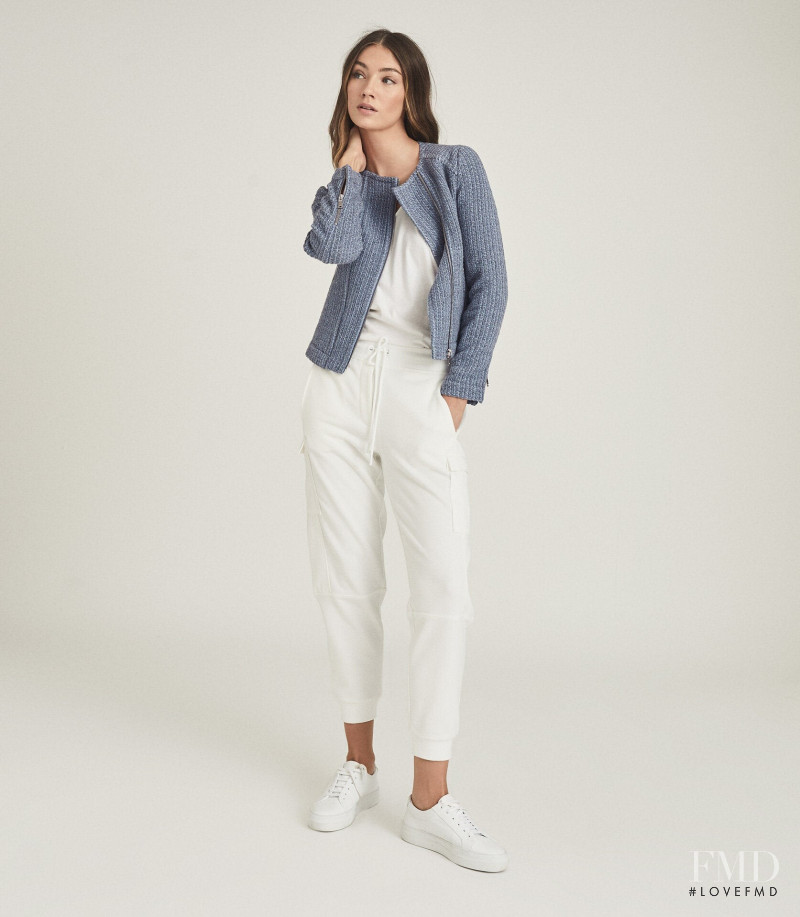 Lorena Rae featured in  the Reiss catalogue for Spring/Summer 2021