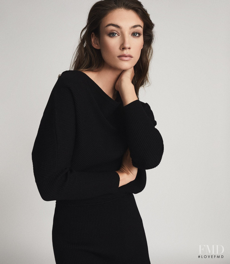 Lorena Rae featured in  the Reiss catalogue for Spring/Summer 2021