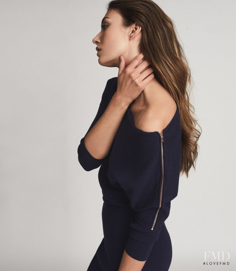 Lorena Rae featured in  the Reiss catalogue for Spring/Summer 2021