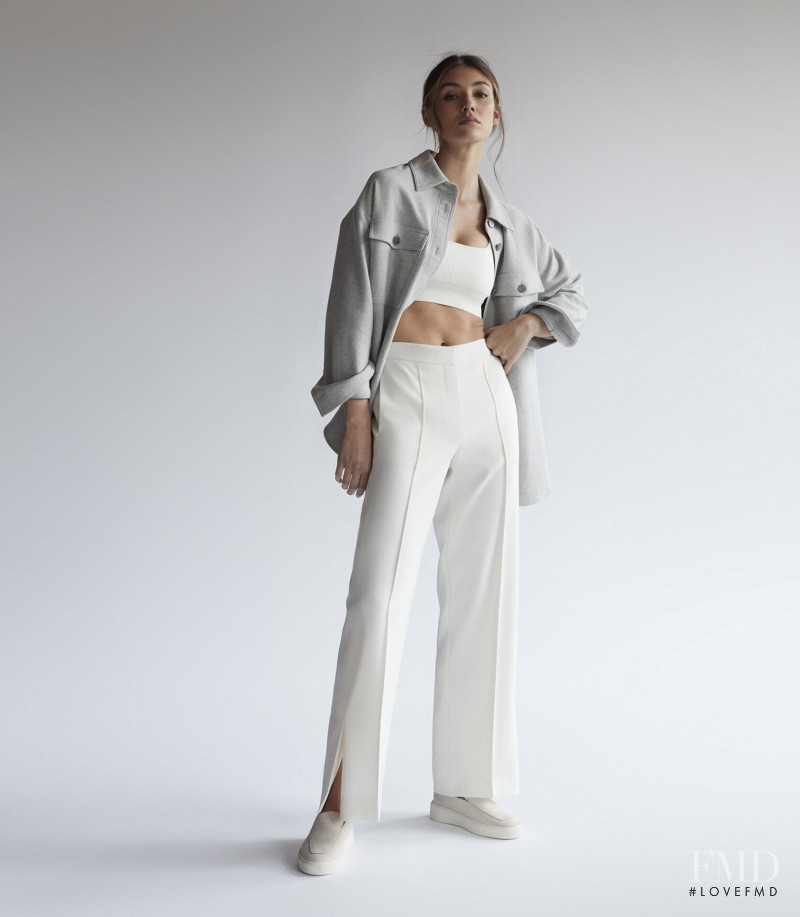 Lorena Rae featured in  the Reiss catalogue for Spring/Summer 2021