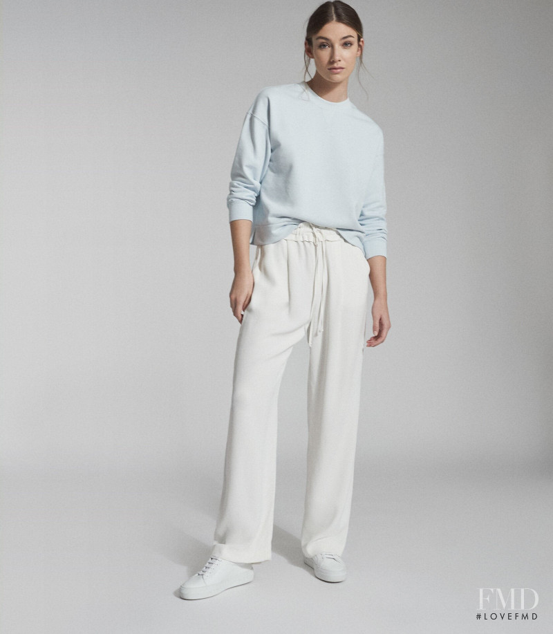 Lorena Rae featured in  the Reiss catalogue for Spring/Summer 2021